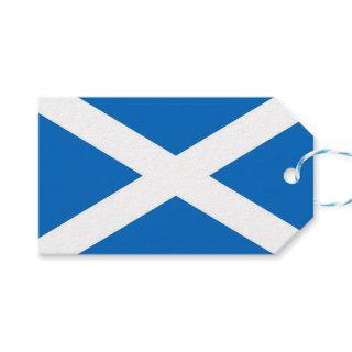 Gift Tag with Flag of Scotland, United Kingdom