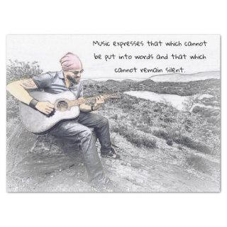 Gift Tissue Paper with Musician