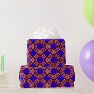 Gift Wrap - Concentric Flaming Circles