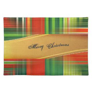 Gift Wrapped Plaid Cloth Placemat