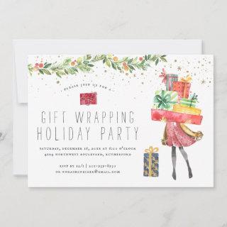 Gift Wrapping | Holiday Party Invitation