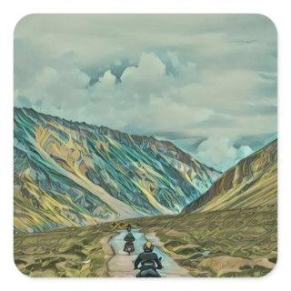 Gifts for a motorcycle rider square sticker