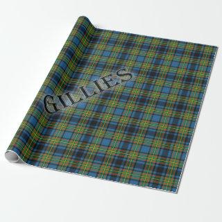 Gillies Tartan with the Last Name