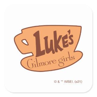 Gilmore Girls | Luke's Diner Logo Square Sticker
