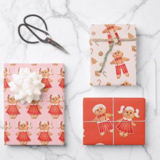Gingerbread Christmas Cookie Boy and Girl  Sheets