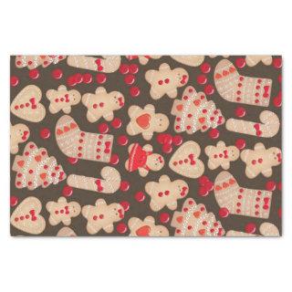 Gingerbread Man Cookies Holiday Cookies Fun Party Tissue Paper