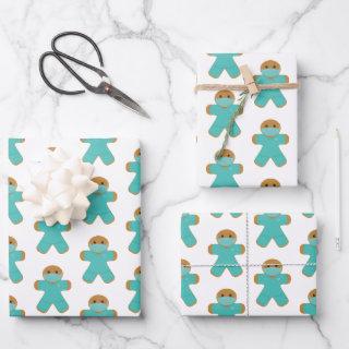 Gingerbread Man Nurse Doctor Scrubs  Sheets