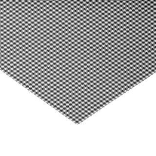 Gingham, Black-White-TISSUE WRAP PAPER