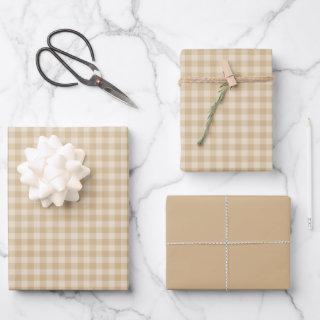 Gingham Elegant Cream -  Sheets
