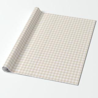 Gingham Ivory