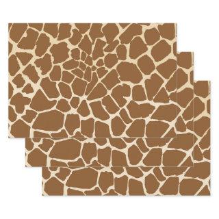 Giraffe Fur Pattern Print   Sheets