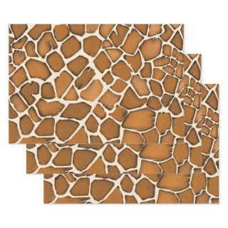 Giraffe Fur Patterned Print   Sheets