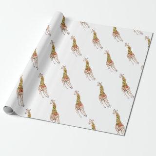 Giraffe in a Scarf