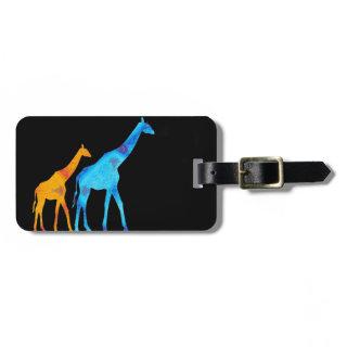 Giraffe Luggage Tag