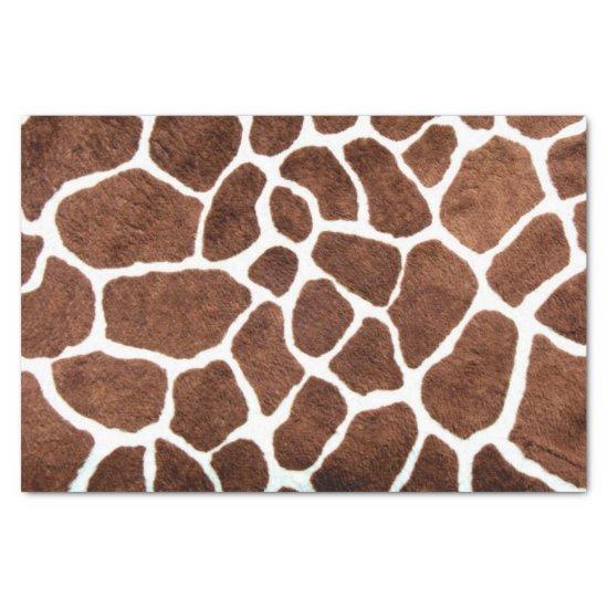 Giraffe spots tissue paper