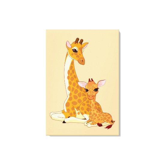 Giraffes Canvas Print