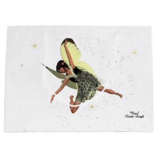 Girl Fairy With Yellow Wings Gift Bag