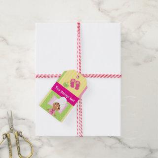 Girl Spa Birthday Party Guest Favor Gift Tags