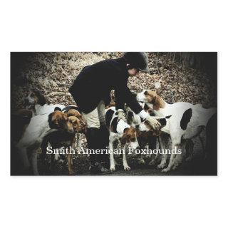 Girl With Foxhunt Foxhounds Stickers
