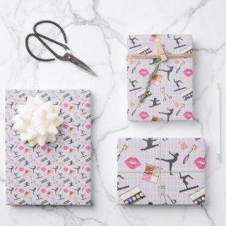 Girls Gymnastics - Girly Makeup  Sheets