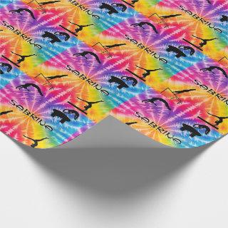 Girls Gymnastics Rainbow Tie-Dye