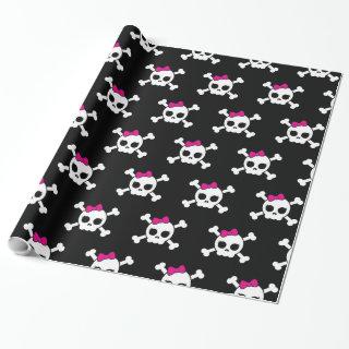 girly emo punk skull crossbones