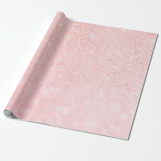 Girly pink glitter luxury design