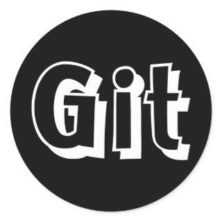 Git Classic Round Sticker