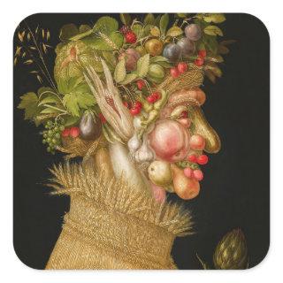 Giuseppe Arcimboldo - Summer Square Sticker