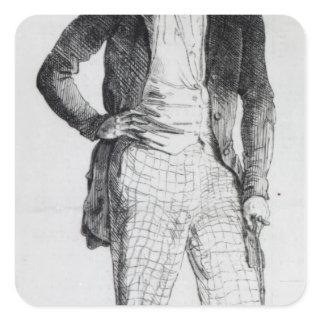 Giuseppe Mazzini Square Sticker
