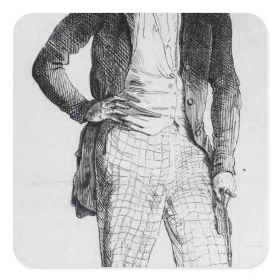 Giuseppe Mazzini Square Sticker