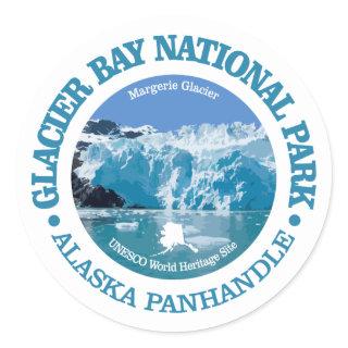 Glacier Bay National Park (color) Classic Round Sticker