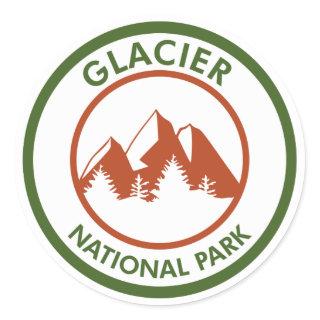 Glacier National Park Classic Round Sticker