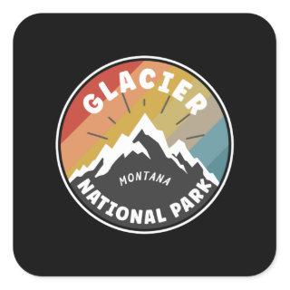 Glacier National Park Montana Square Sticker