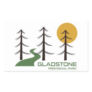 Gladstone Provincial Park Trail Rectangular Sticker