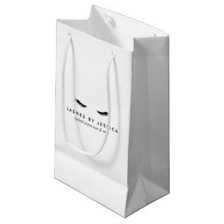 Glam Eyelashes Black and White Small Gift Bag