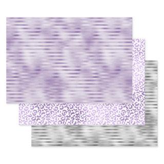Glam Purple Stripes  Sheets