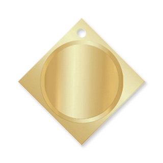 Glamorous Faux Gold Elegant Modern Blank Template Favor Tags