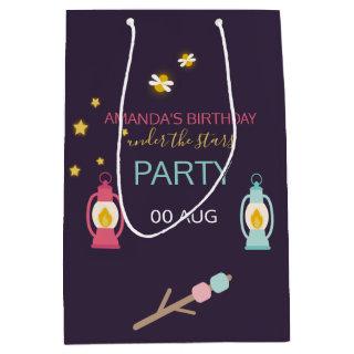 Glamping Party custom Guest Favor Medium Gift Bag