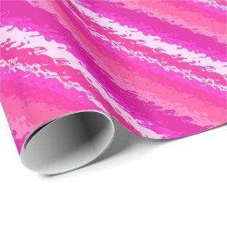 Glass stripes - shades of deep pink