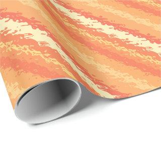 Glass stripes - shades of orange and gold