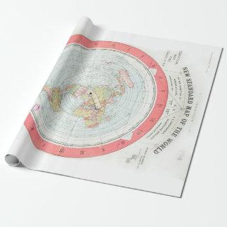 Gleason's 'NEW STANDARD MAP OF THE WORLD' Wrap