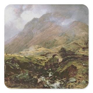 Glencoe, 1847 square sticker
