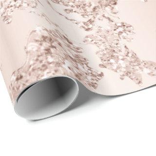 Glitter Bride Elegant Blush Rose Gold Spark Glam