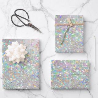 Glitter unicorn rainbow confetti gitter girls chic  sheets