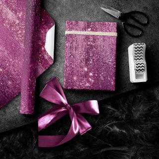 Glitzy Foil | Rose Gold Mauve Pink Blush Faux Glam