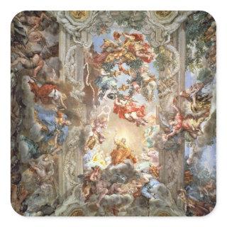 Glorification of the Reign of Pope Urban VIII (156 Square Sticker
