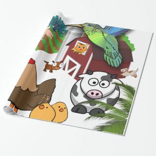 Glossy , Chicken Birds Cows