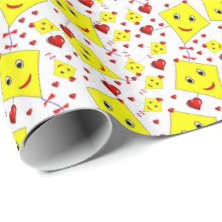 Glossy  Yellow Kites