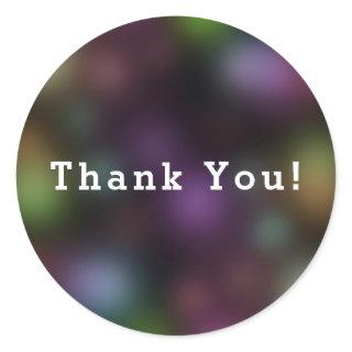 Glow in the Dark Neon Lights Fun Birthday Party Classic Round Sticker